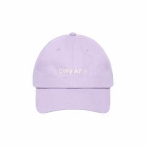 6 Panel Hat - Lavender Cozy AF
