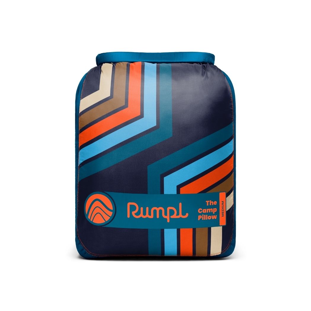 The Camp Pillow - Midnight Retro Stripes - Image 5