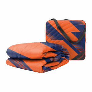 Gametime Puffy Blanket - Blue / Orange