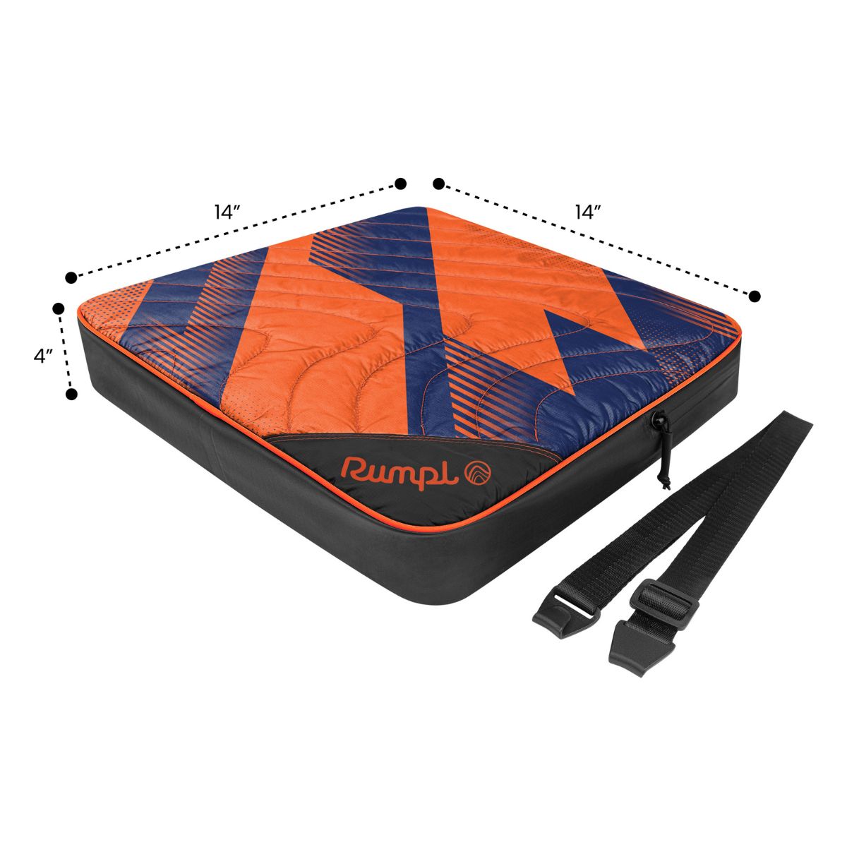 Gametime Puffy Blanket - Blue / Orange - Image 5