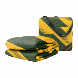 Gametime Puffy Blanket - Green / Yellow