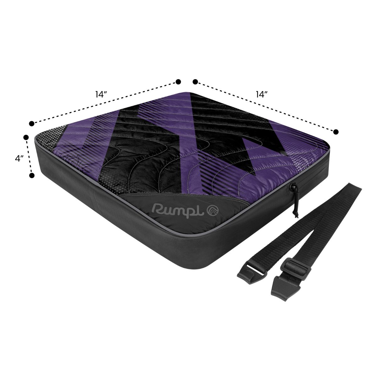 Gametime Puffy Blanket - Purple / Black - Image 5