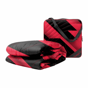 Gametime Puffy Blanket - Red / Black