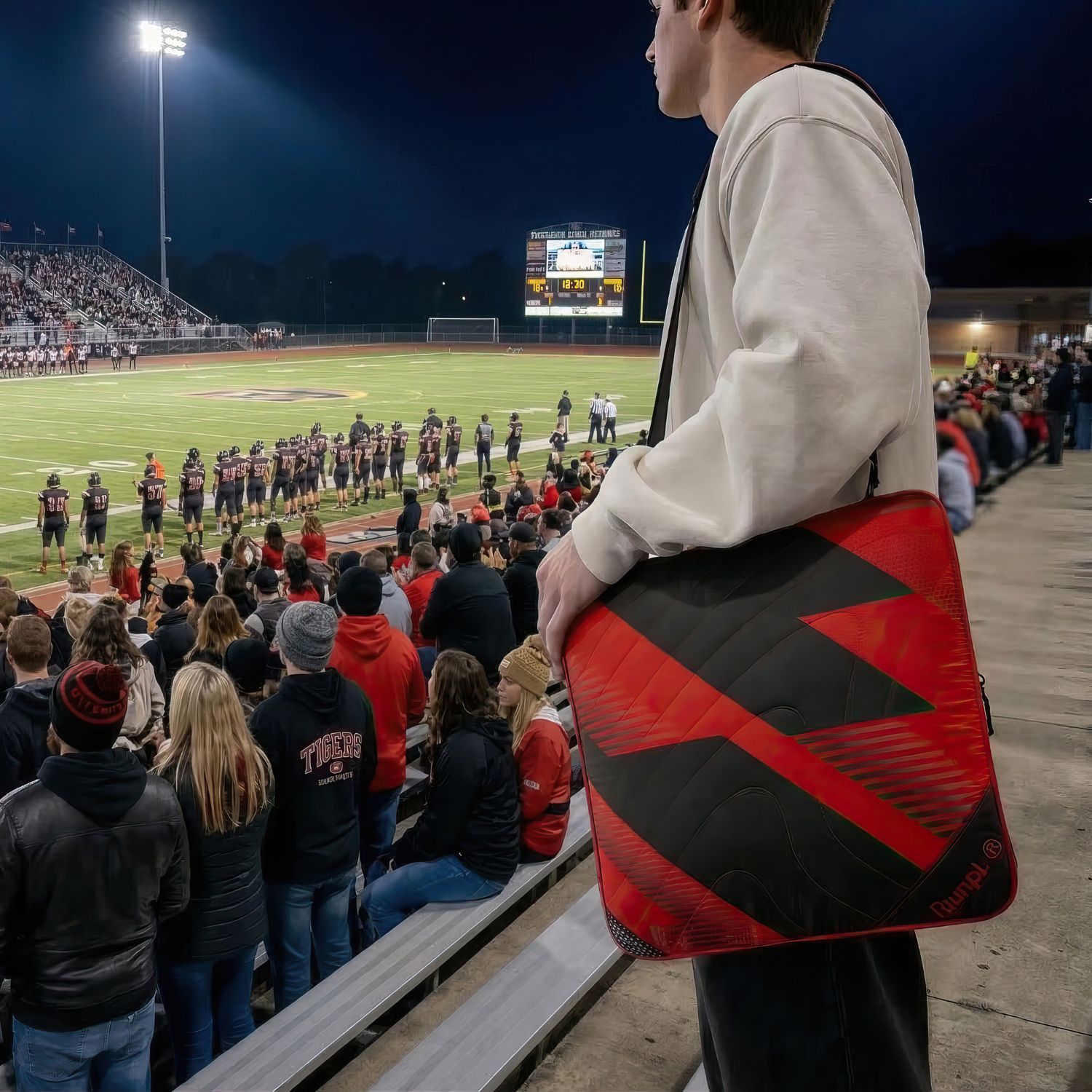 Gametime Puffy Blanket - Red / Black - Image 7