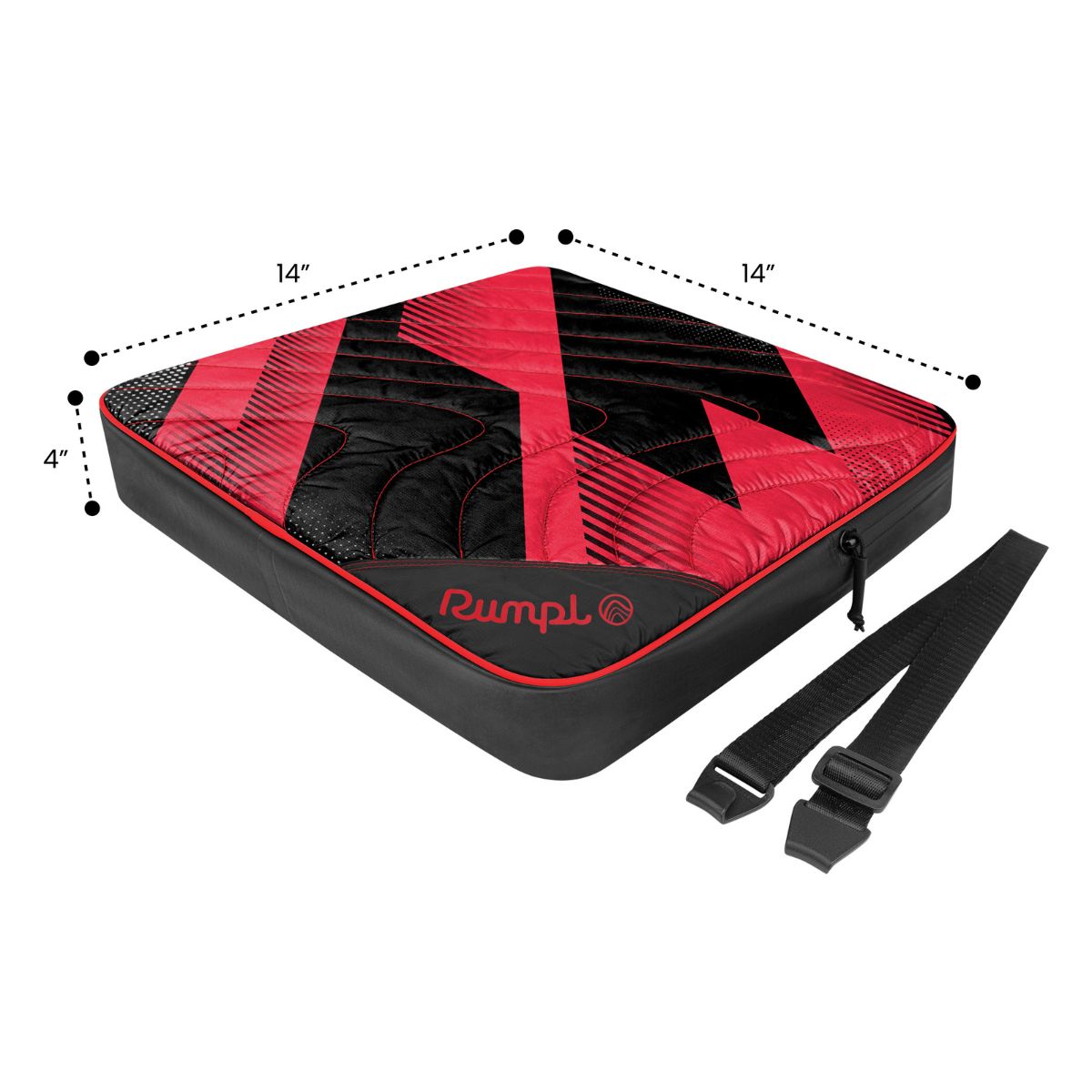 Gametime Puffy Blanket - Red / Black - Image 5