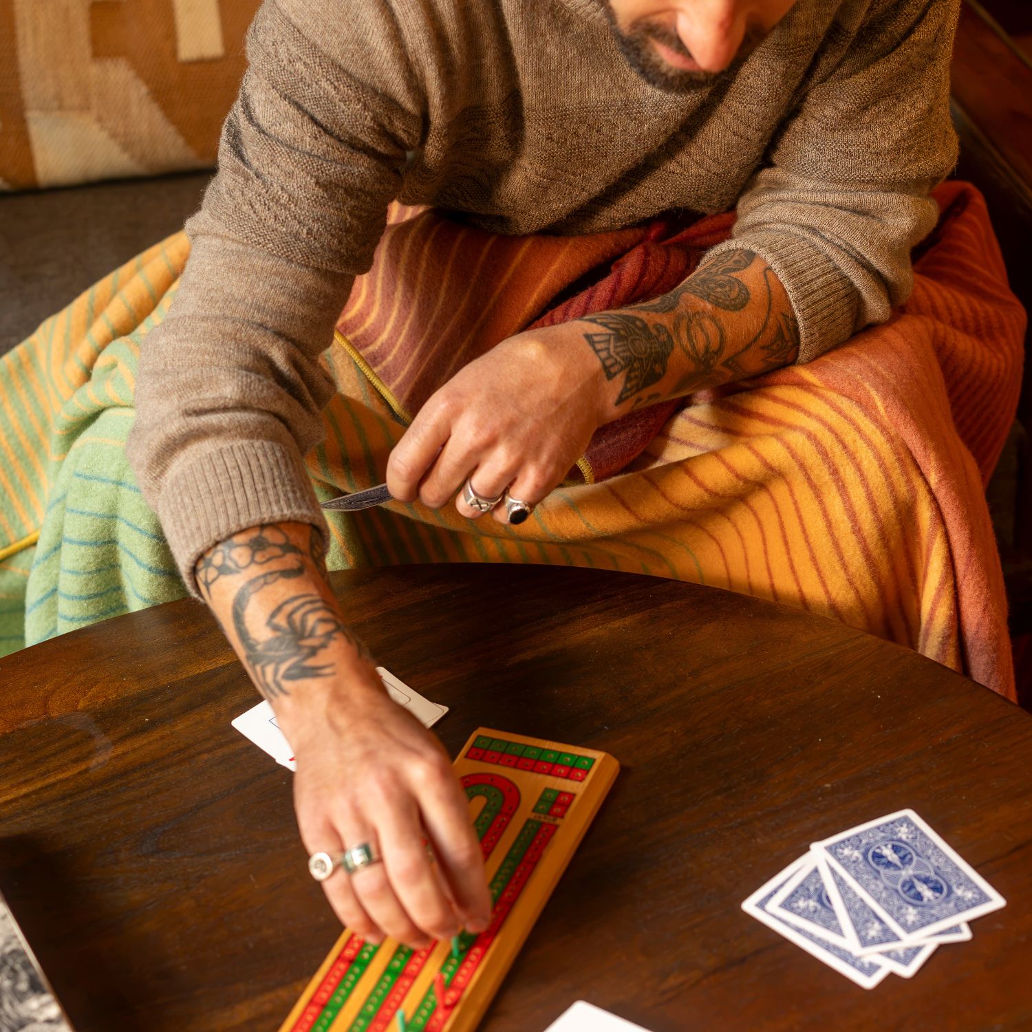 Merino Softwool Blanket - Playa Fade - Image 7