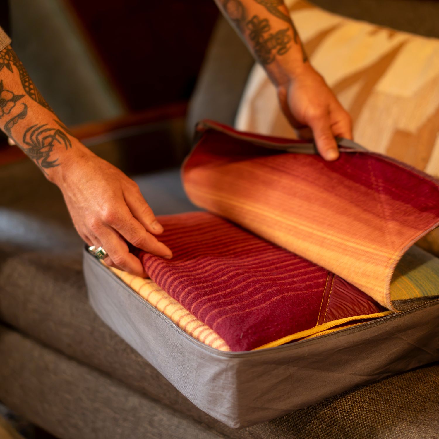 Merino Softwool Blanket - Playa Fade - Image 8