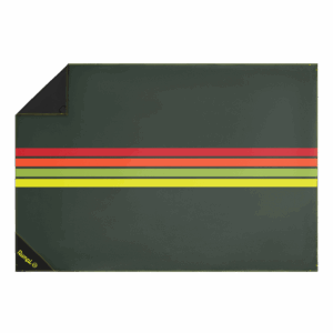 Pack Mat - Green Retro Stripes