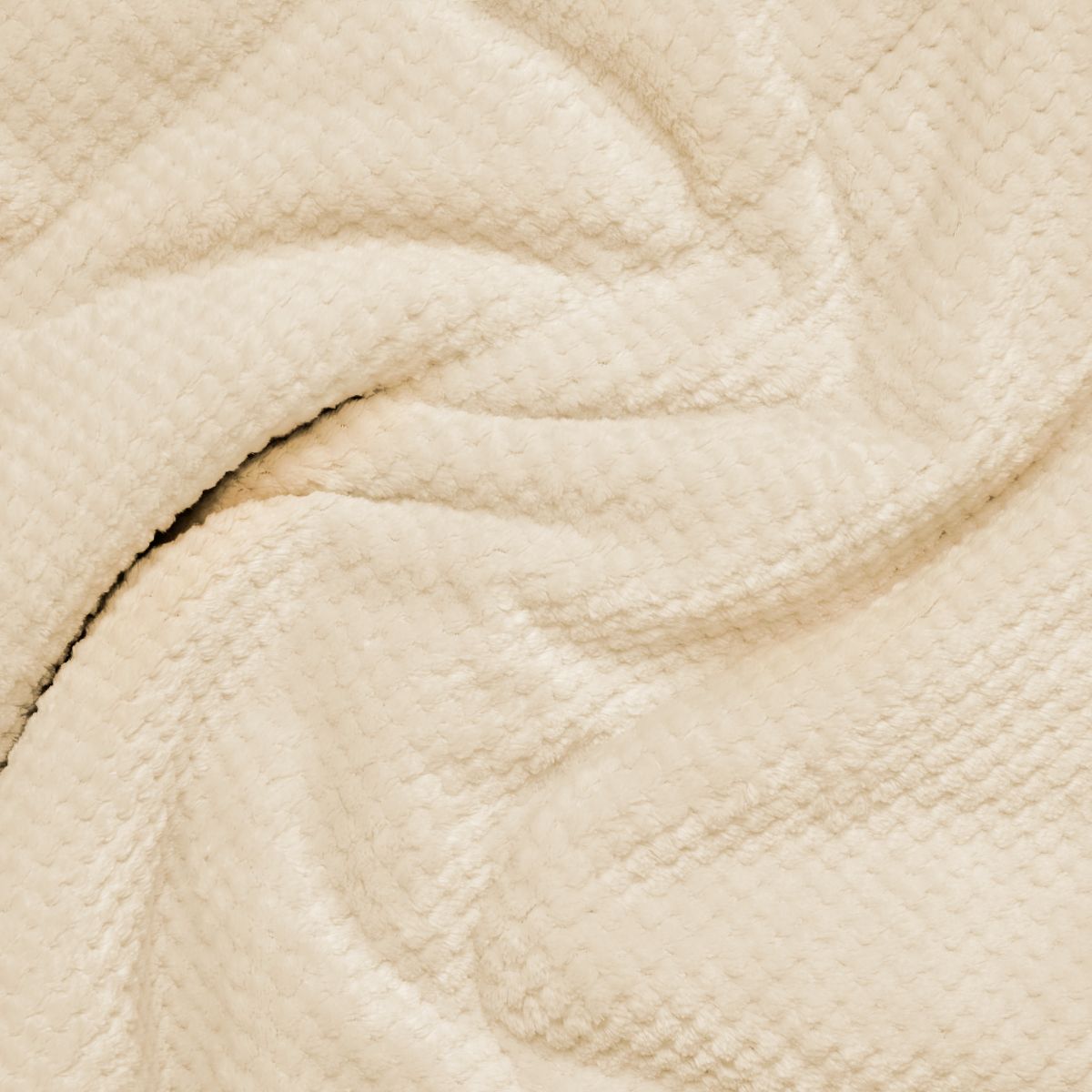 Fleece Puffy Blanket - Midnight Bloom - Image 3
