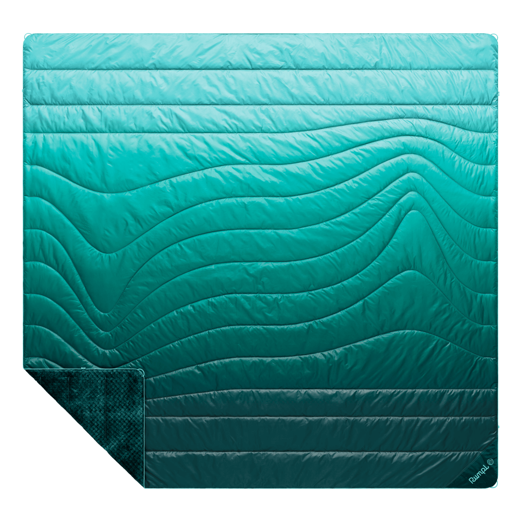 Fleece Puffy Blanket - Jade Fade - Image 11