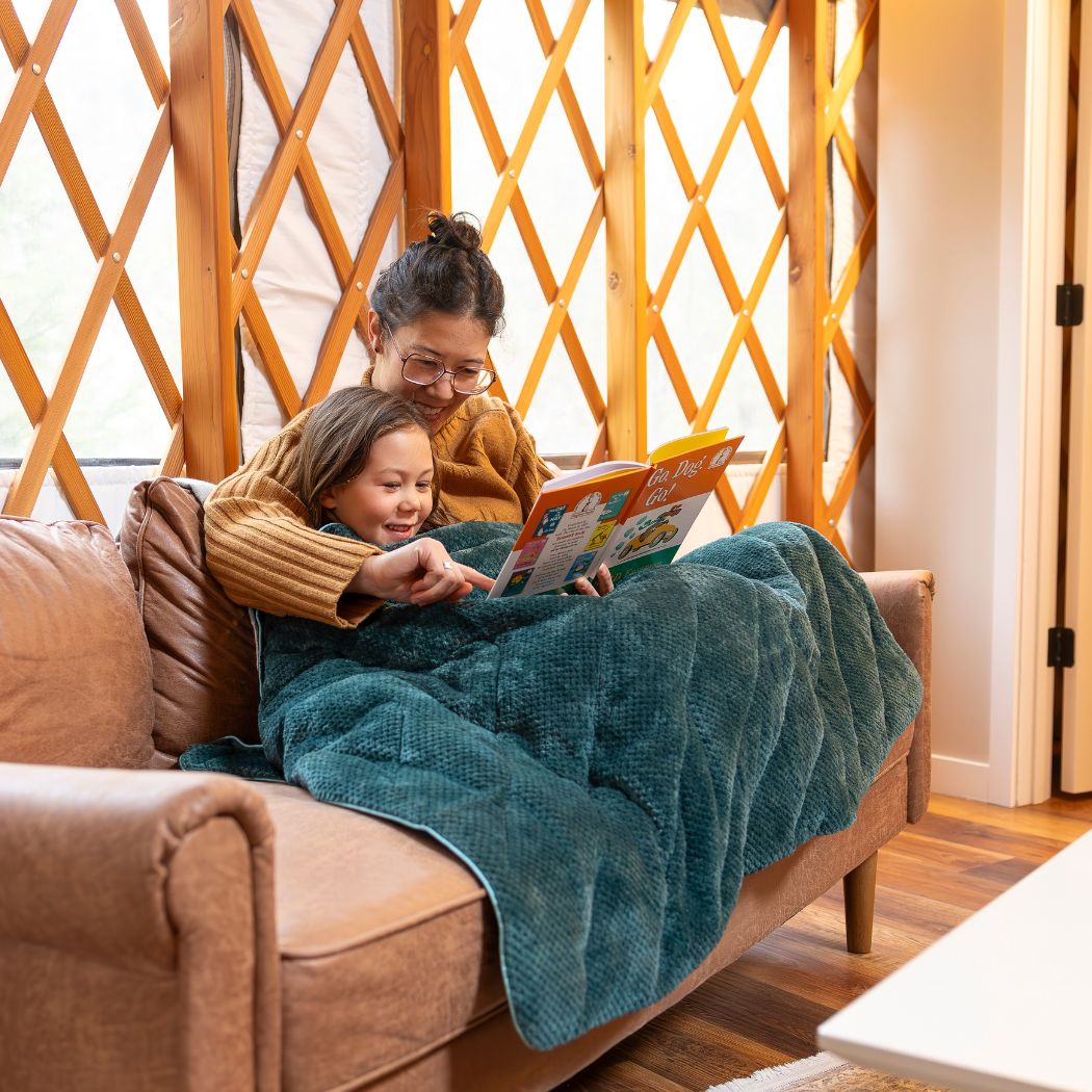 Fleece Puffy Blanket - Jade Fade - Image 22
