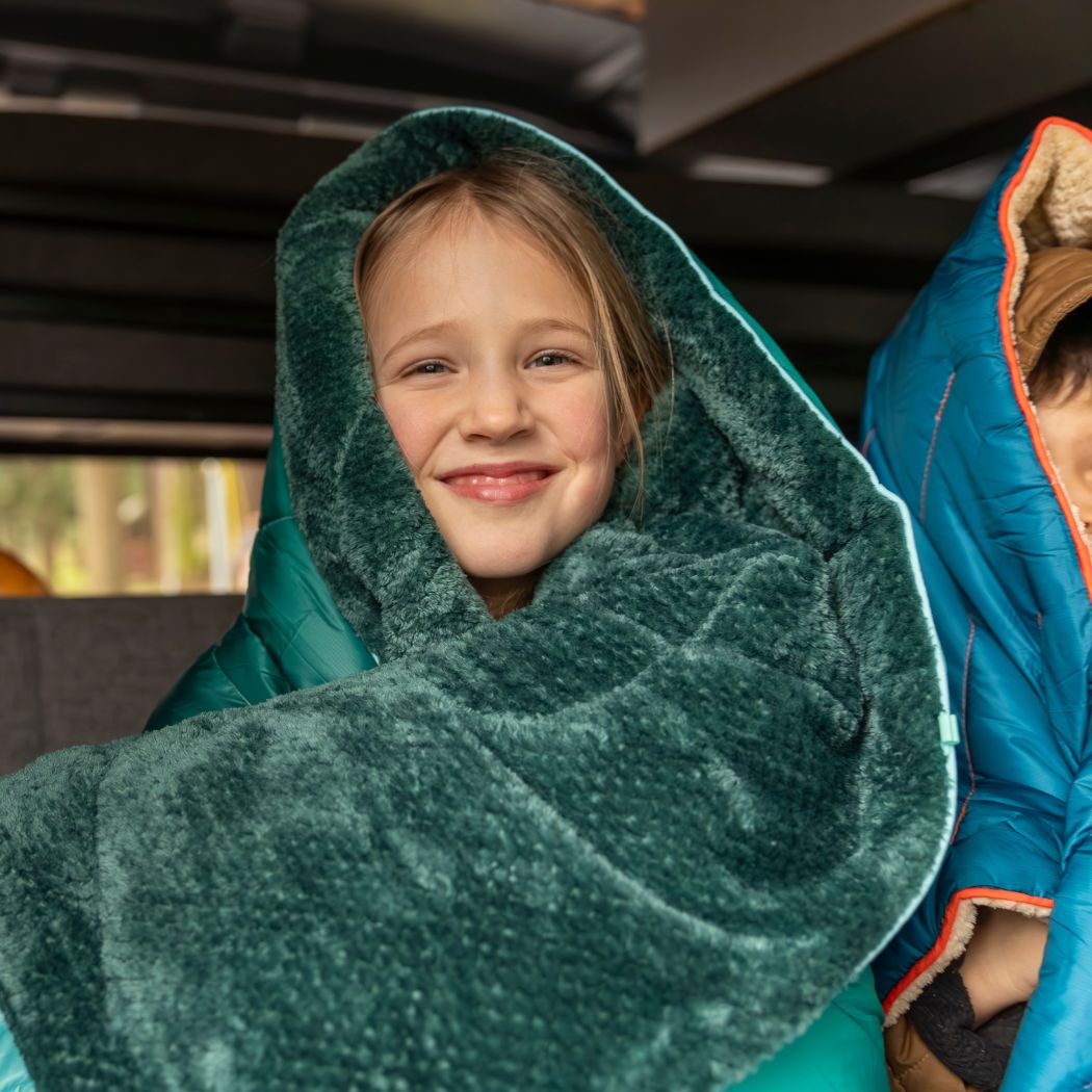 Fleece Puffy Blanket - Jade Fade - Image 21
