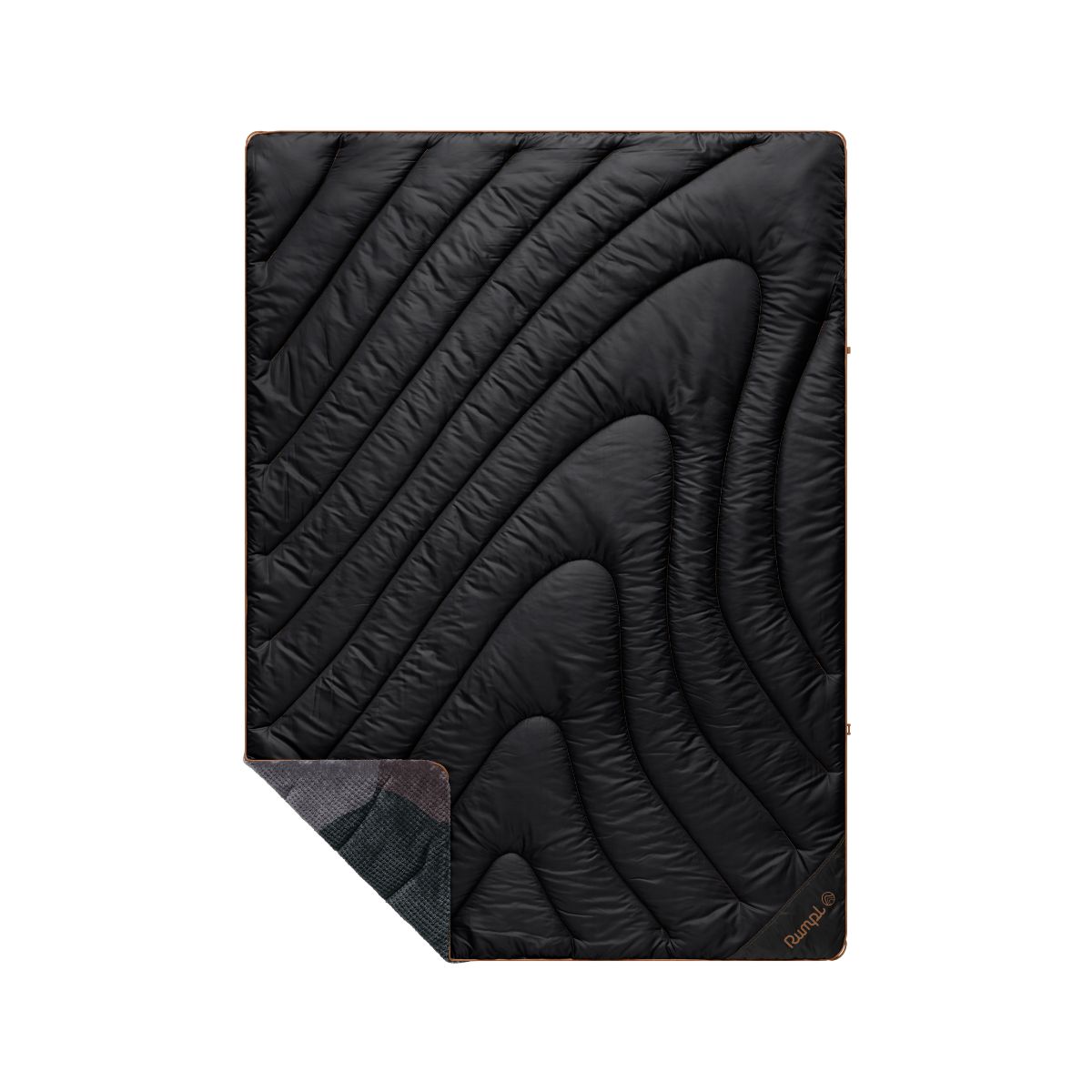 Fleece Puffy Blanket - Puzzled Black - Image 11