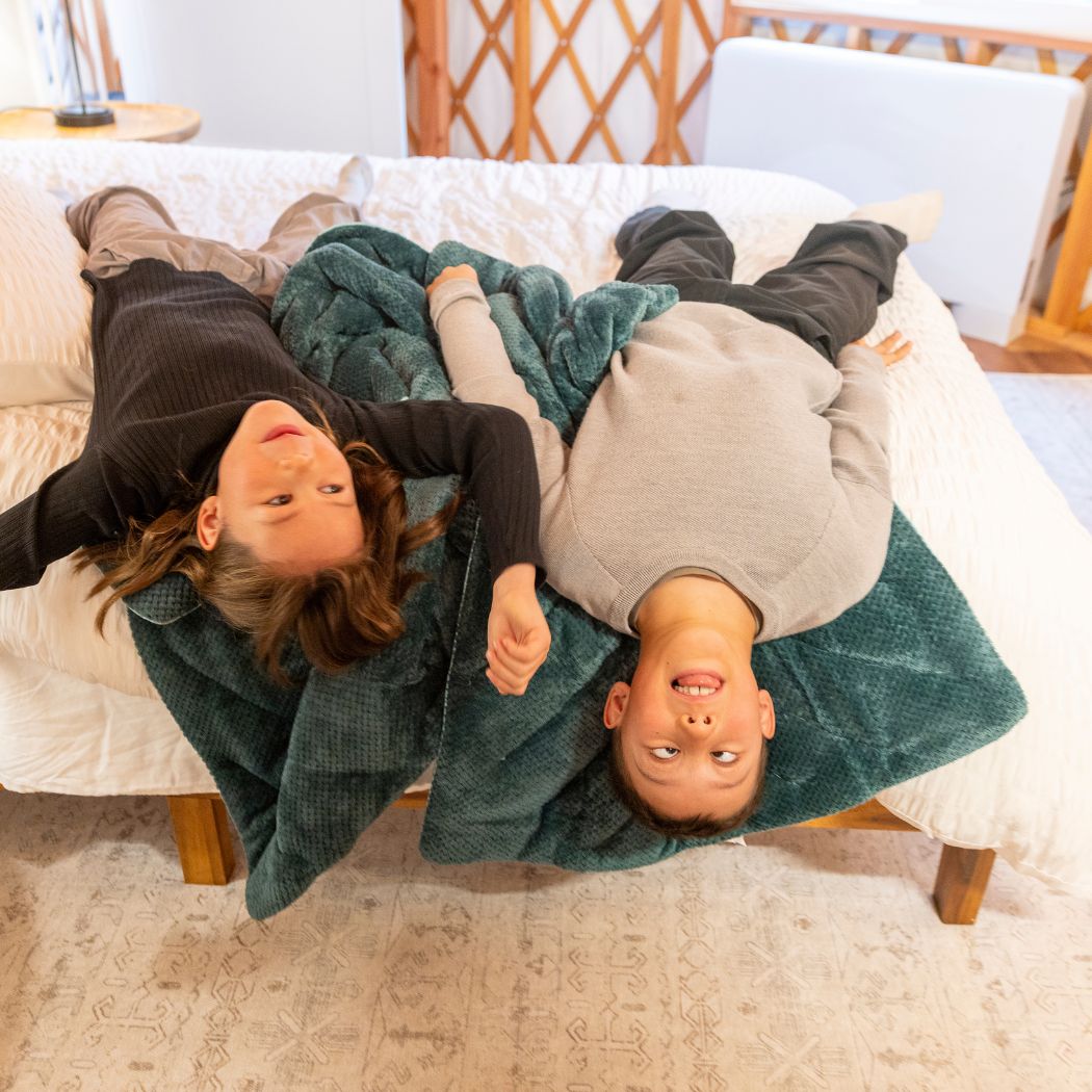 Fleece Puffy Blanket - Jade Fade - Image 29