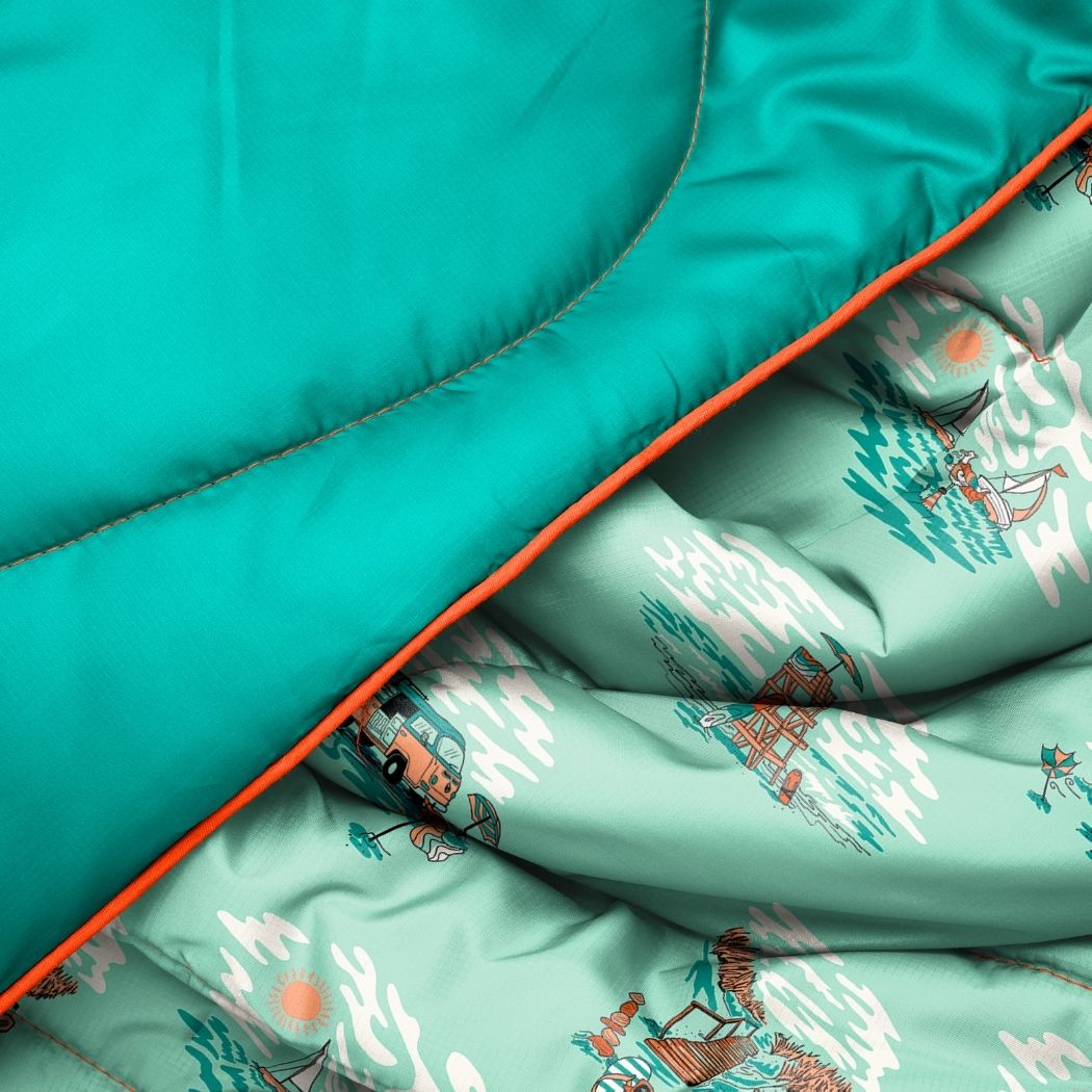 Original Puffy Blanket - Aqua Outer Banks - Image 5