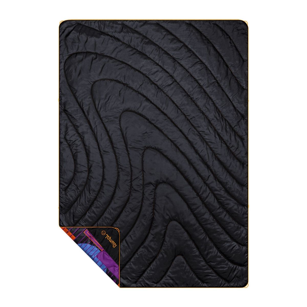 Original Puffy Blanket - Deep Violet Discoid - Image 2