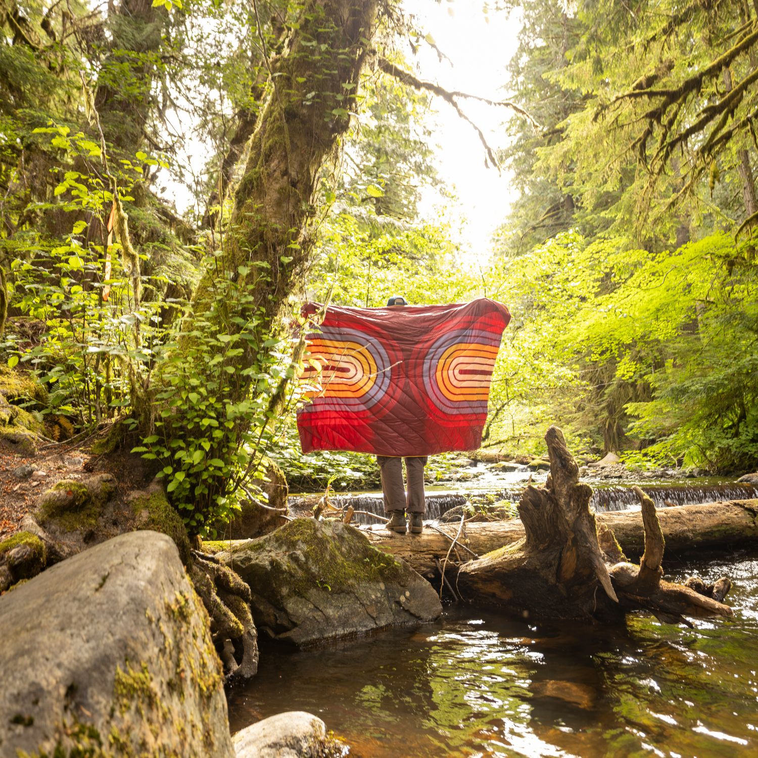Original Puffy Blanket - Fig Retro Reflection - Image 9