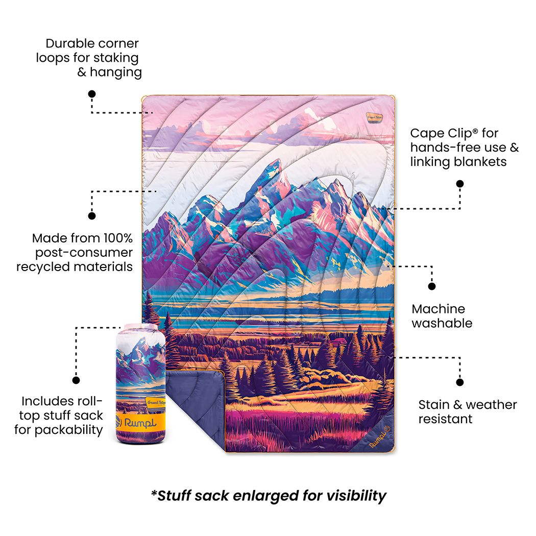 Original Puffy Blanket - Grand Teton - Image 3