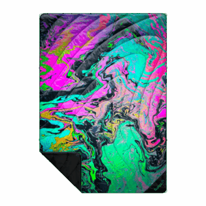 Original Puffy Blanket - Liquid Neon