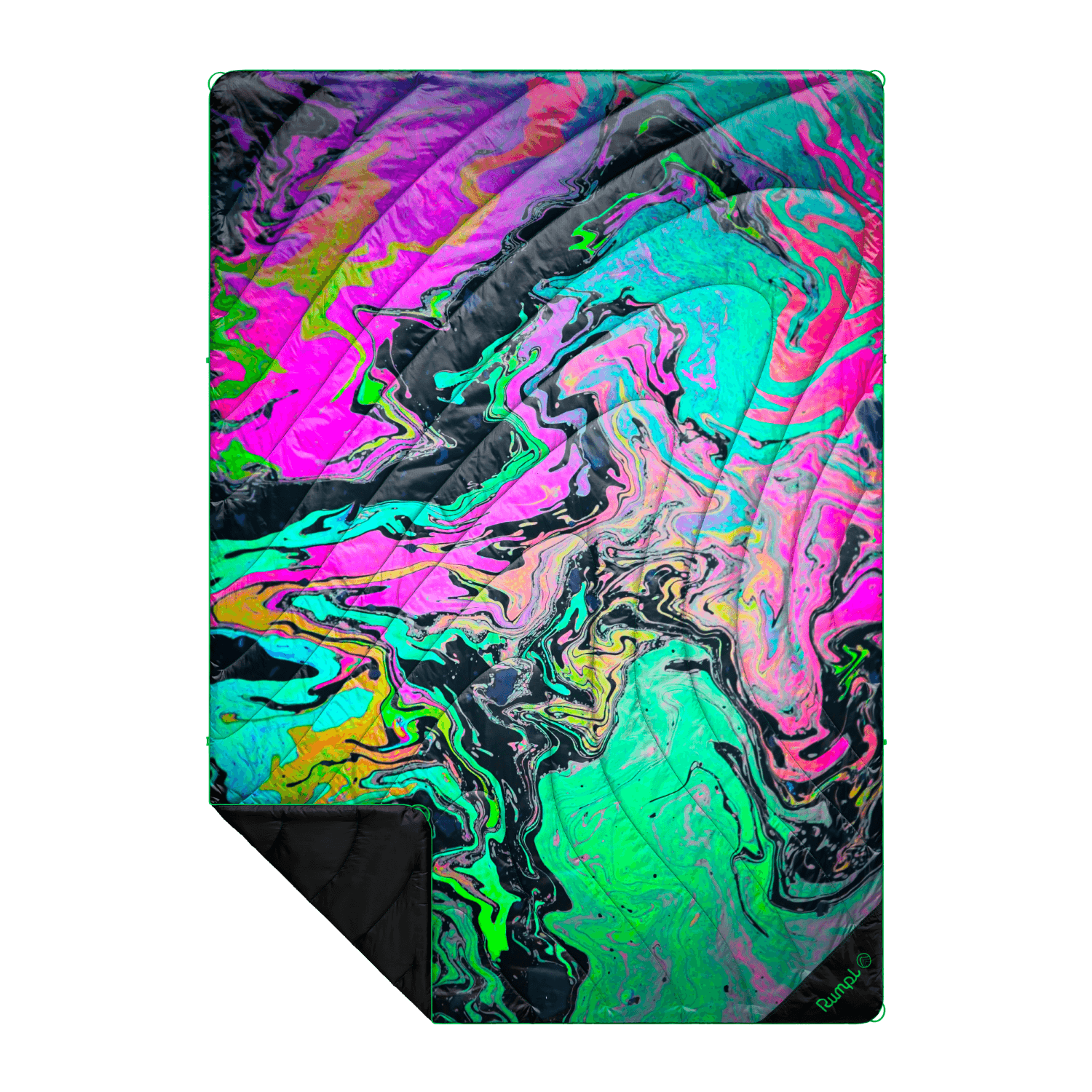 Original Puffy Blanket - Liquid Neon
