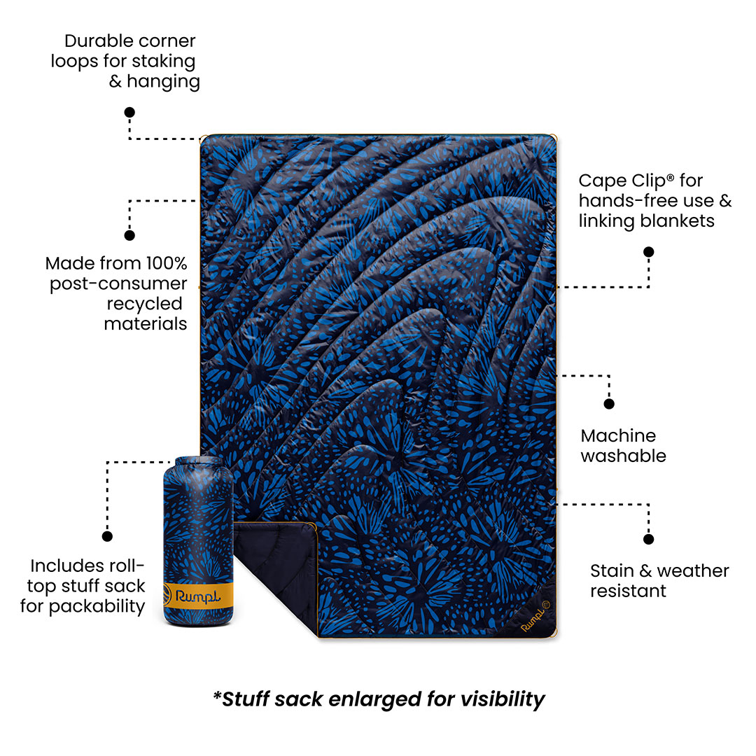 Original Puffy Blanket - Midnight Flare - Image 3