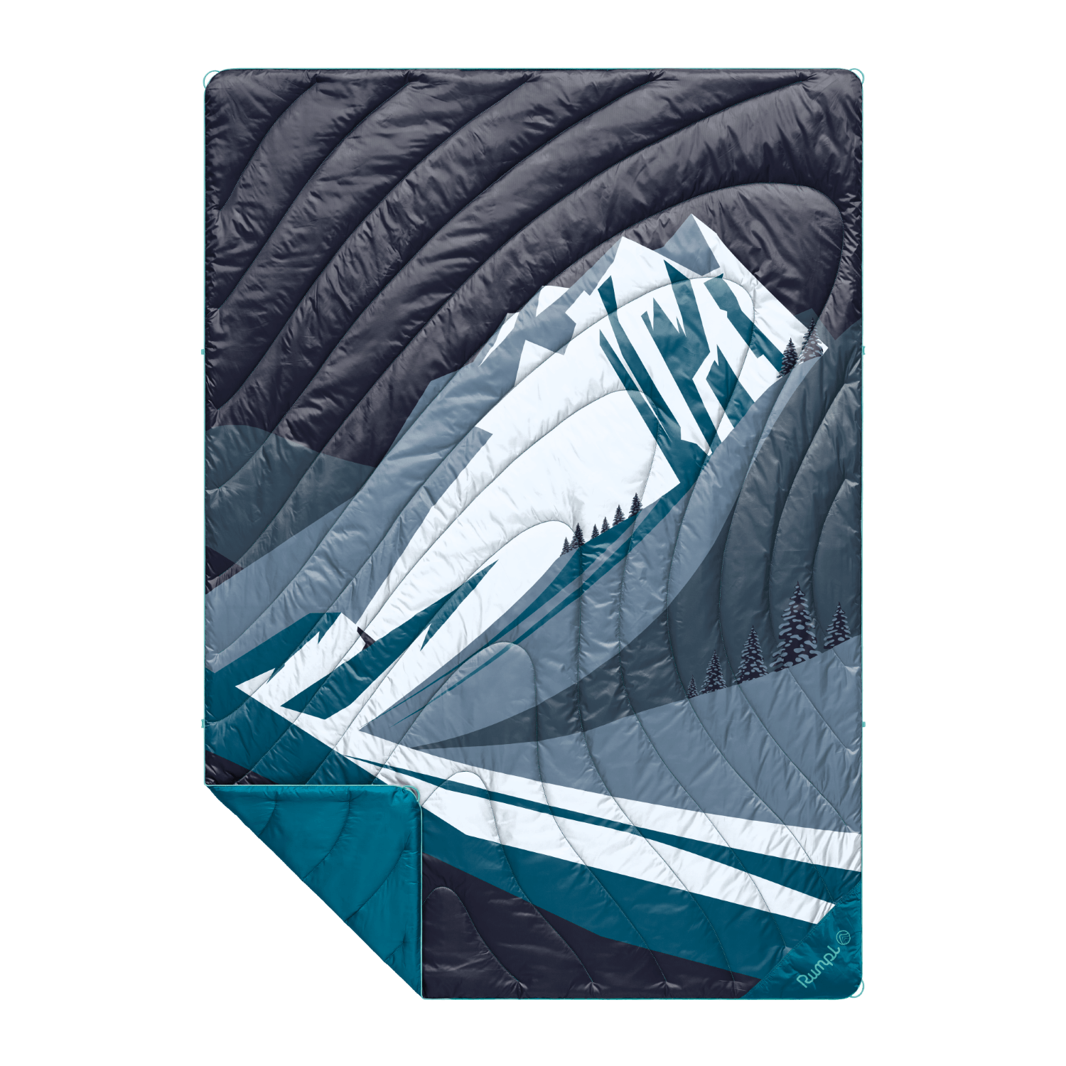 Original Puffy Blanket - Midnight Mountain Peak
