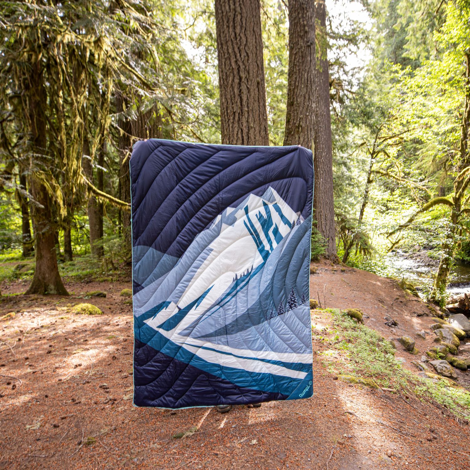 Original Puffy Blanket - Midnight Mountain Peak - Image 10