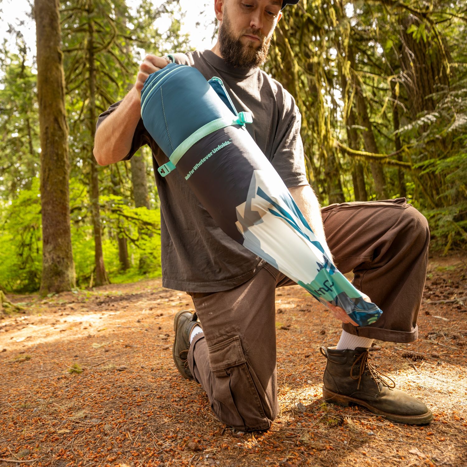 Original Puffy Blanket - Midnight Mountain Peak - Image 9