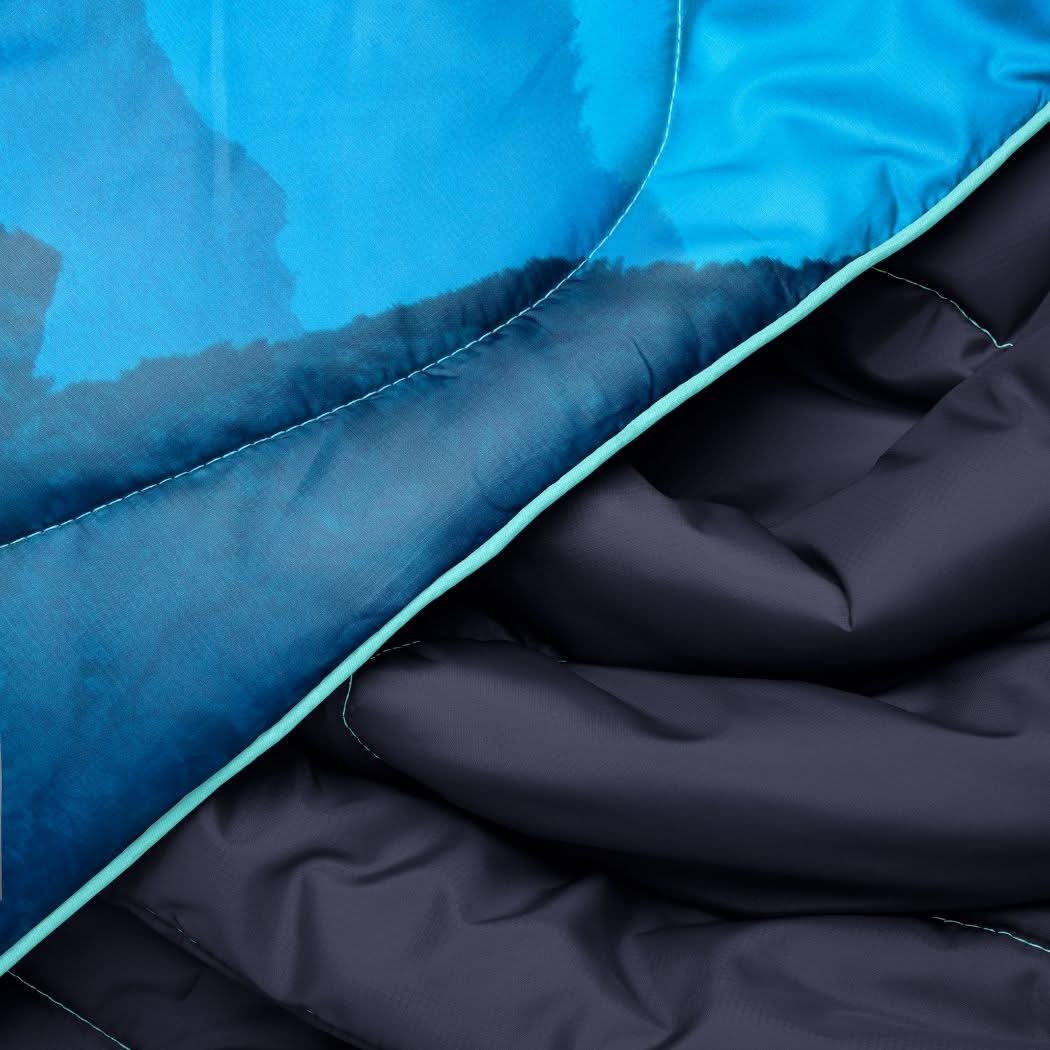 Original Puffy Blanket - Misty Peaks Mountainscape - Custom - Image 4