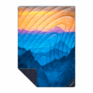 Original Puffy Blanket - Misty Peaks Mountainscape