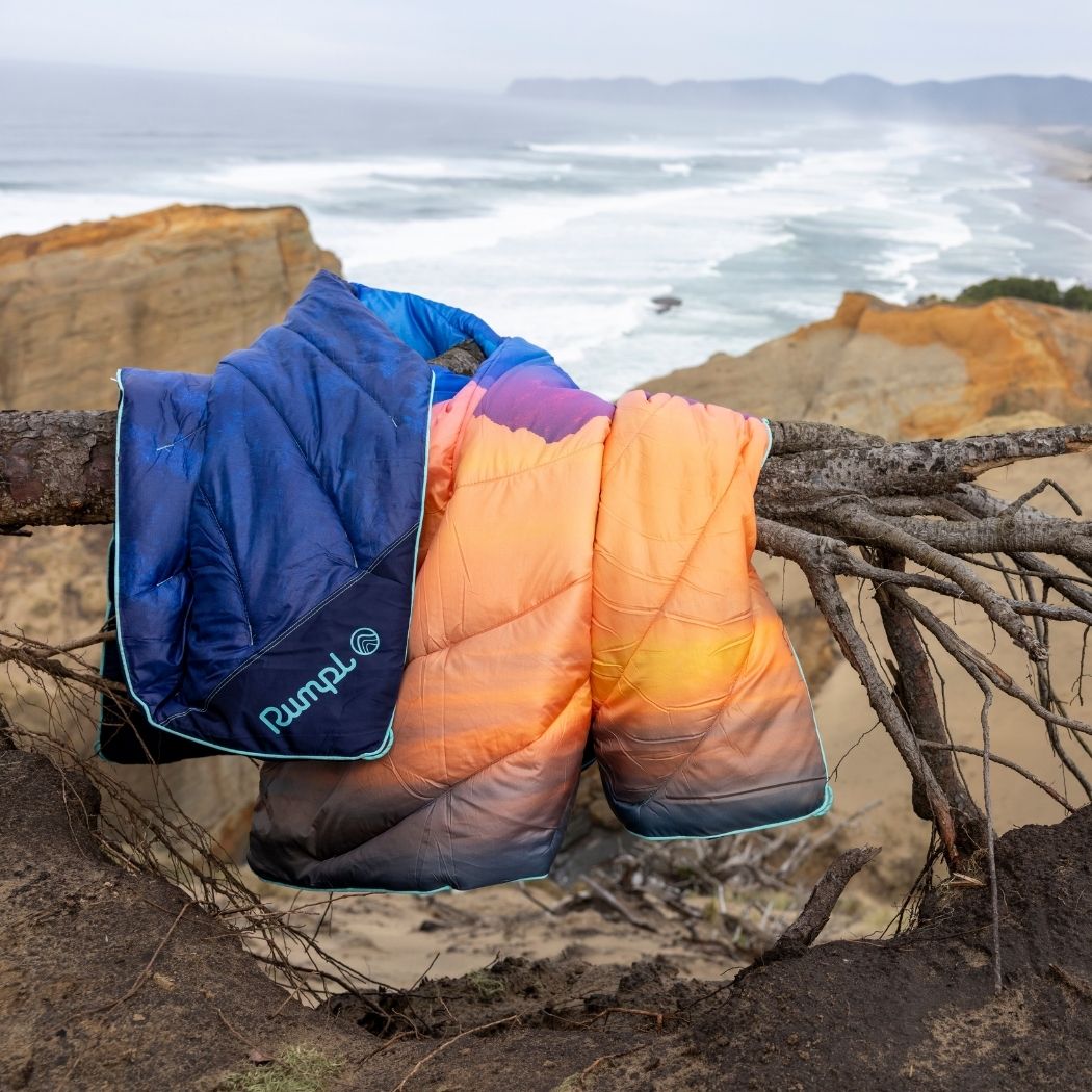 Original Puffy Blanket - Misty Peaks Mountainscape - Image 10