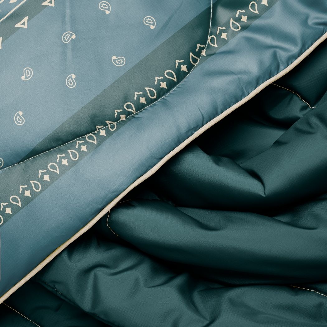 Original Puffy Blanket - Sage Bronco Bandana - Image 5