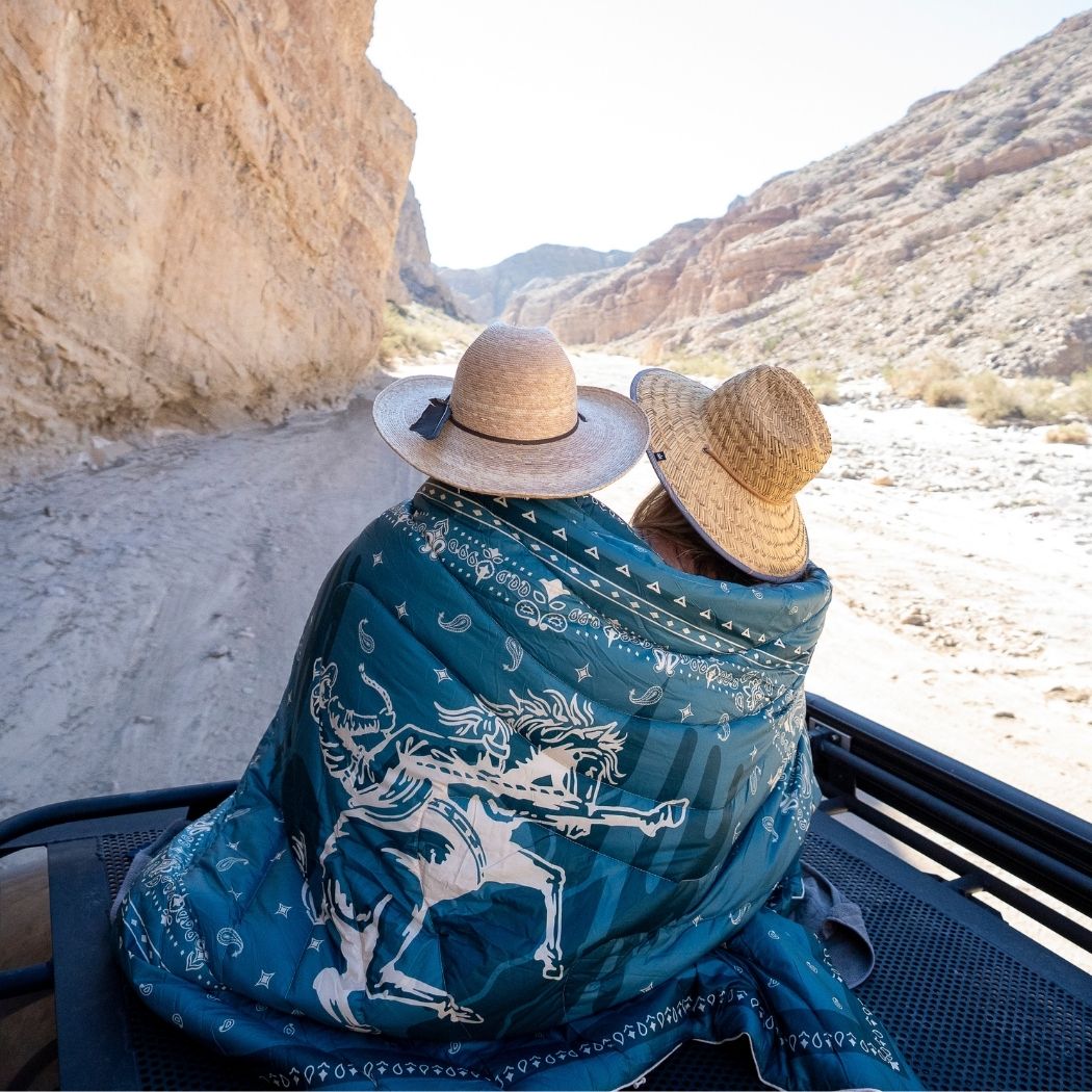 Original Puffy Blanket - Sage Bronco Bandana - Image 11