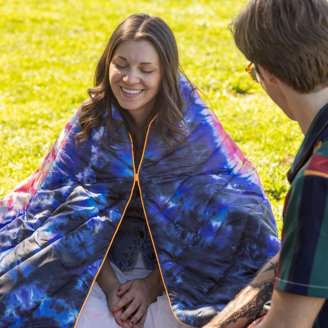 Original Puffy Blanket - Tapestry Tie Dye - Image 13