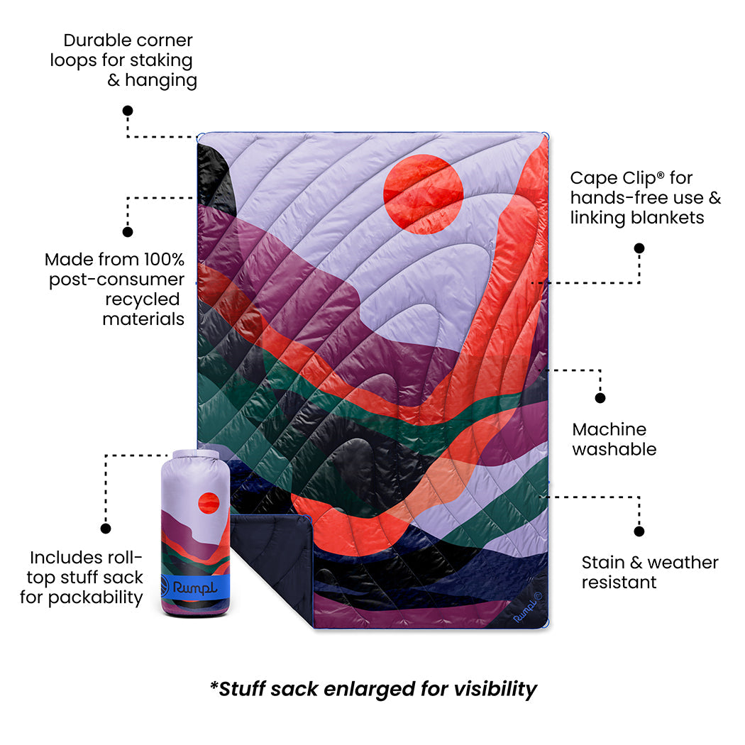 Original Puffy Blanket - Valley Dusk - Image 3