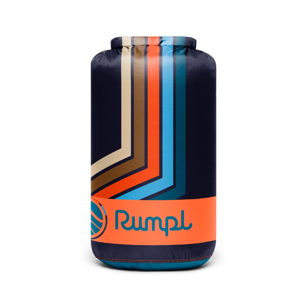 Original Puffy Blanket - Midnight Retro Stripes - Image 15
