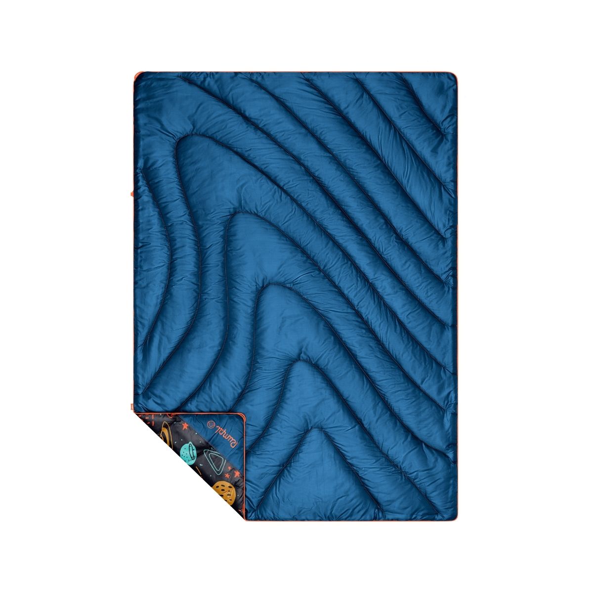 Original Puffy Throw Blanket - Bedtime Space Doodles - Image 2