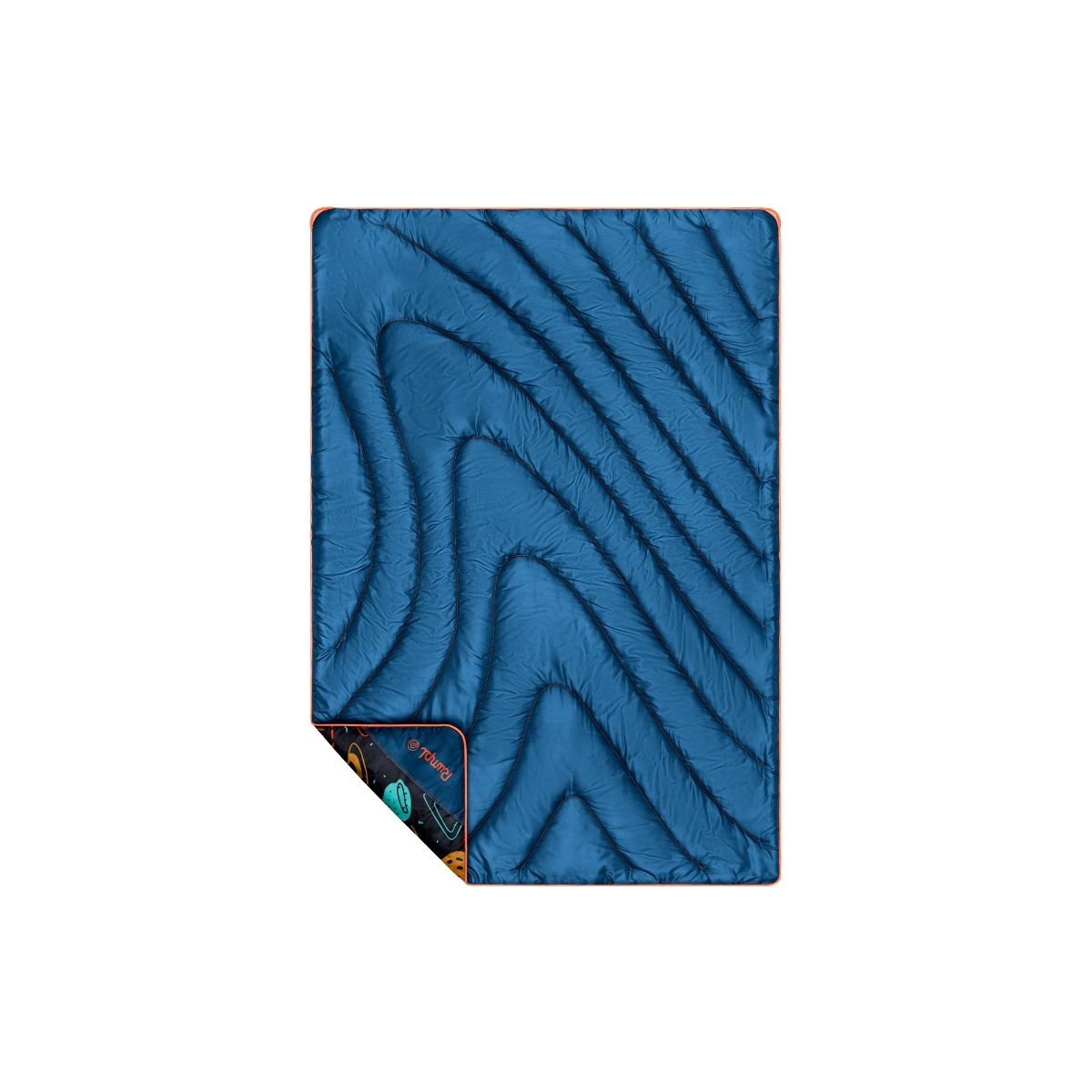 Original Puffy Throw Blanket - Bedtime Space Doodles - Image 11