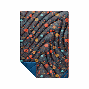 Original Puffy Throw Blanket - Bedtime Space Doodles