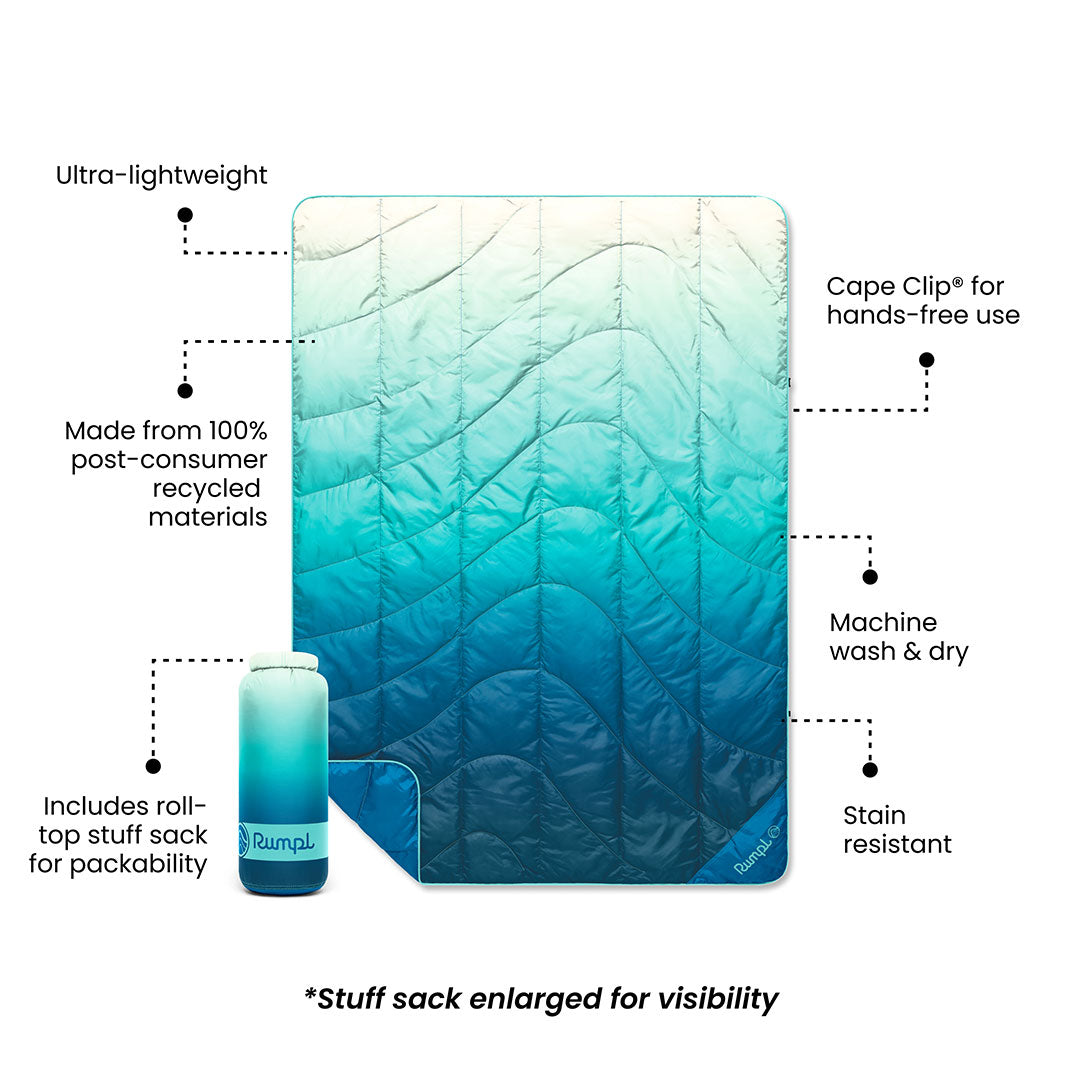 Travel Puffy Blanket - Deepfoam Fade - Image 5