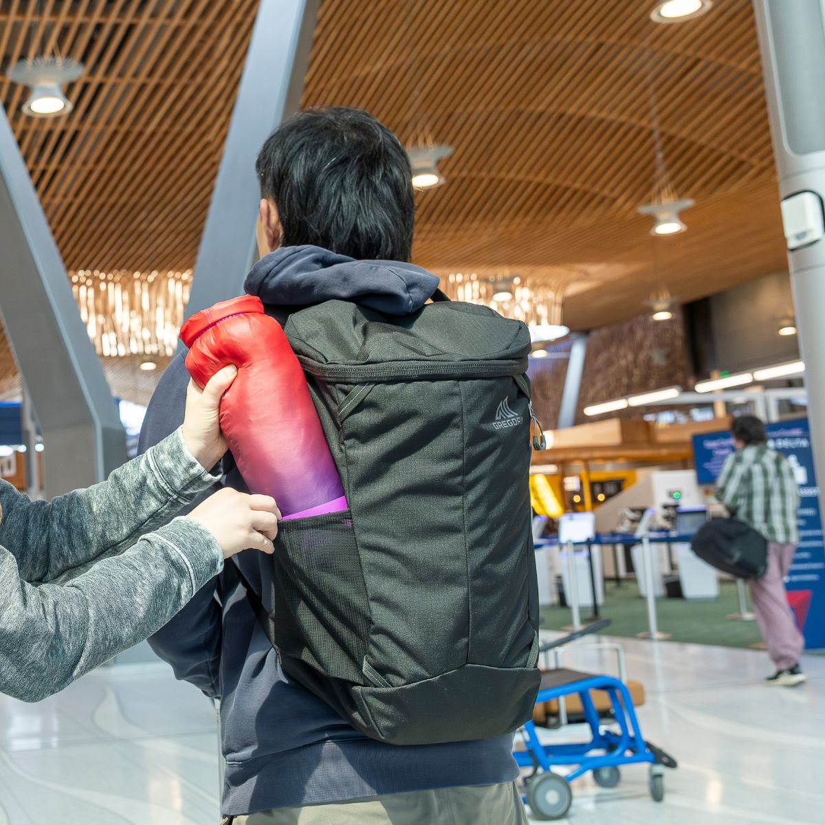 Travel Puffy Blanket - Horizon Fade - Image 9