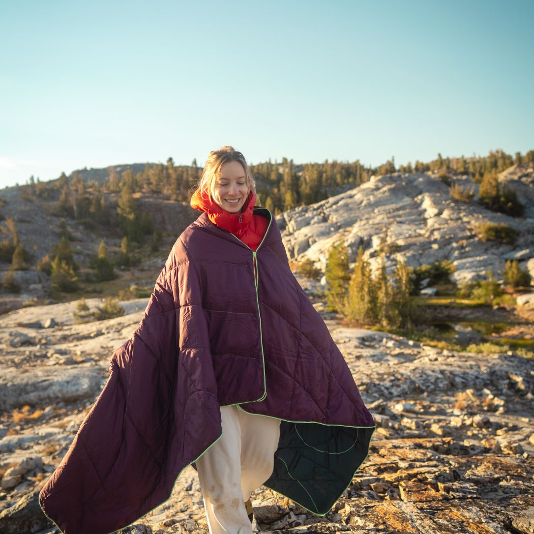 Backcountry Puffy Blanket - Fig Red - Image 10