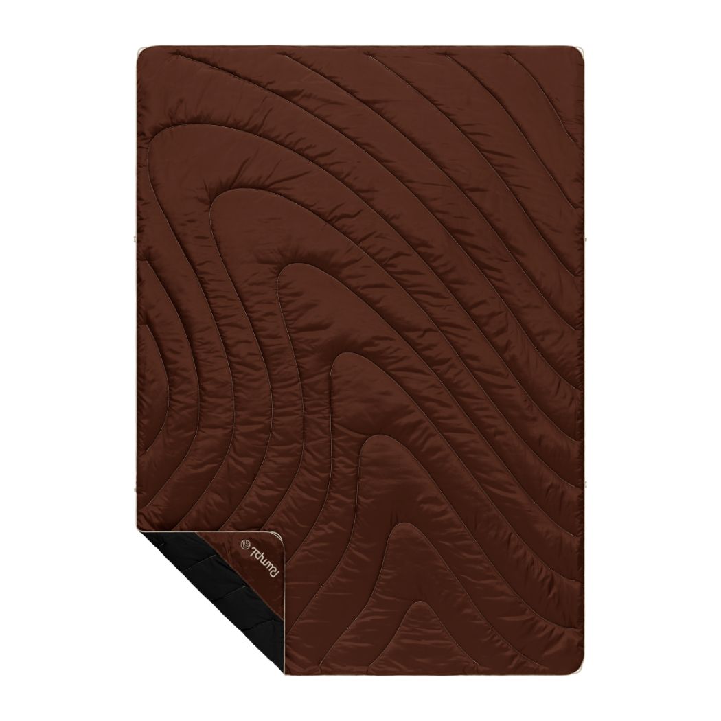 Campfire Puffy Blanket - Black Mocha - Image 2