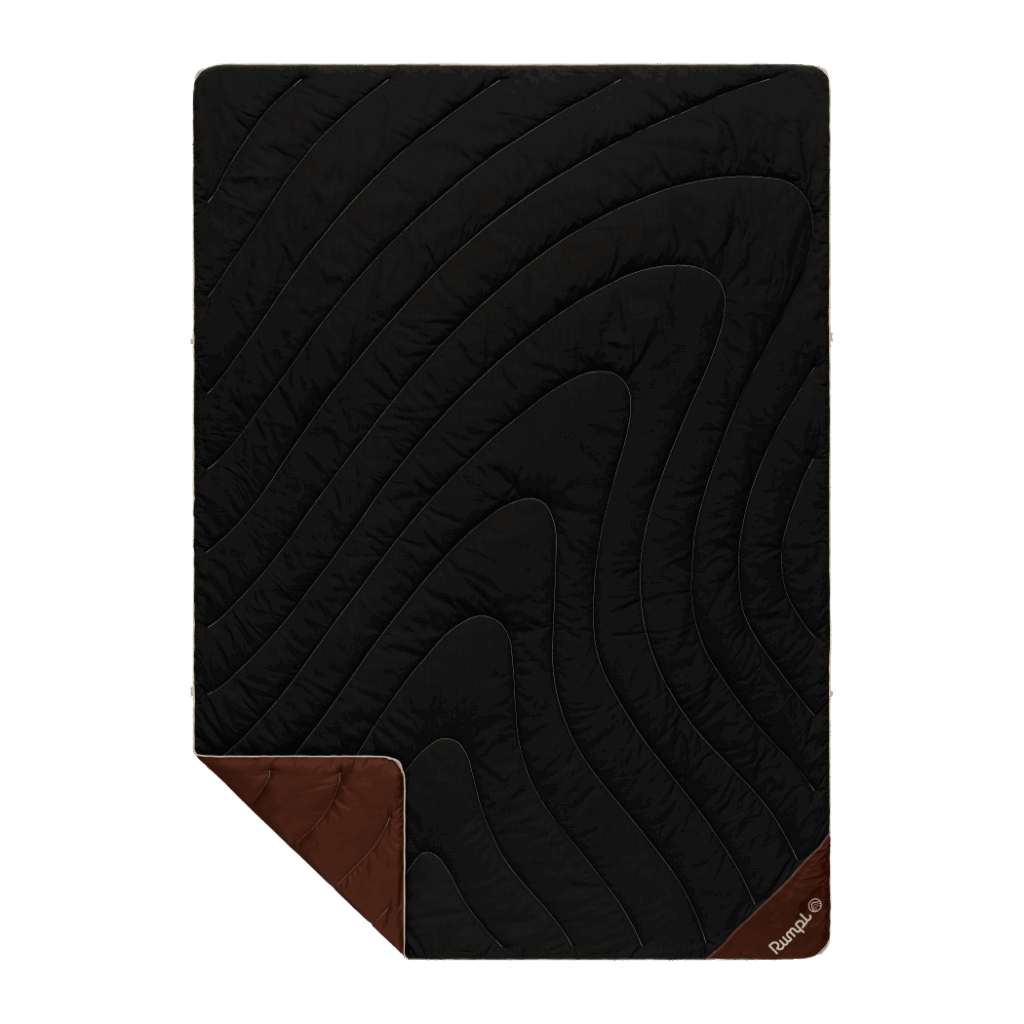 Campfire Puffy Blanket - Black Mocha