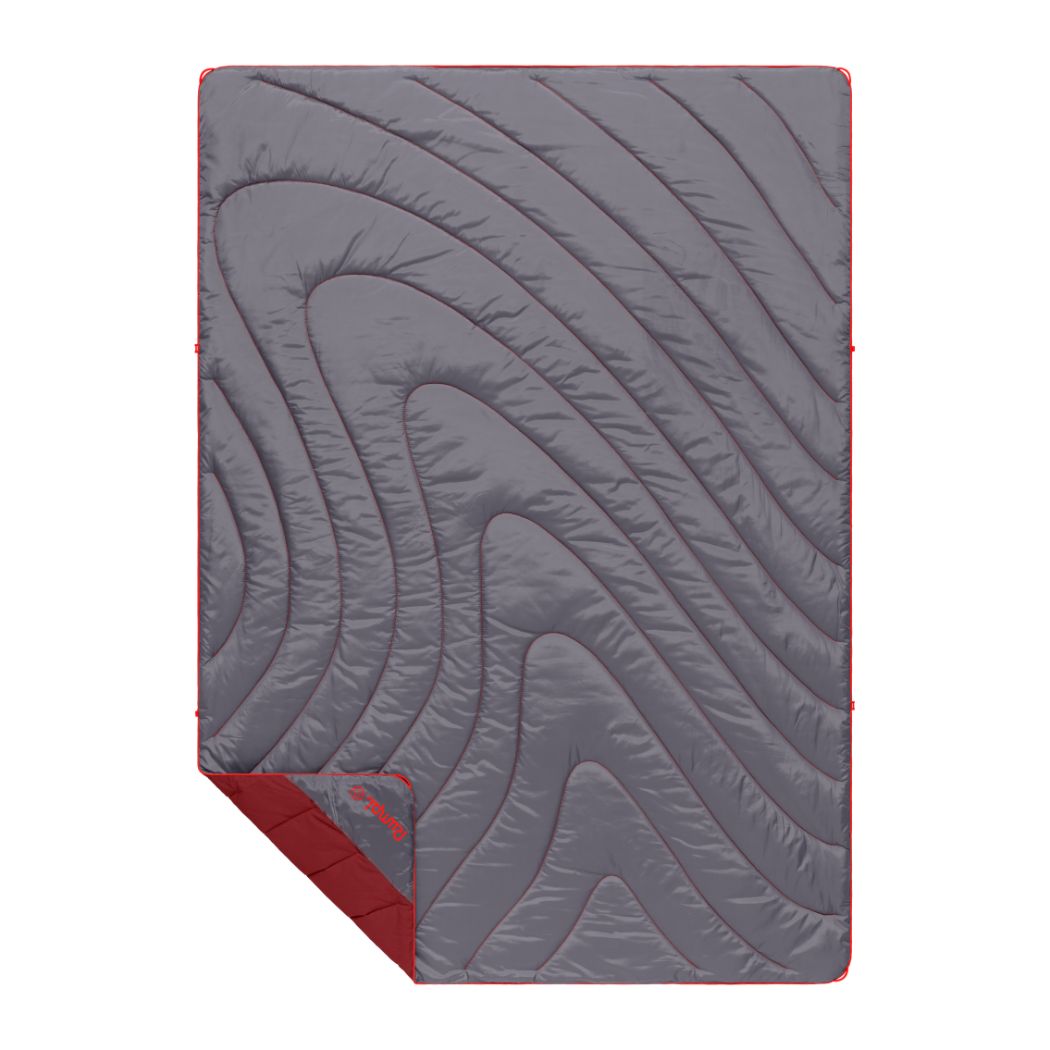 Campfire Puffy Blanket - Cherry Charcoal - Image 2