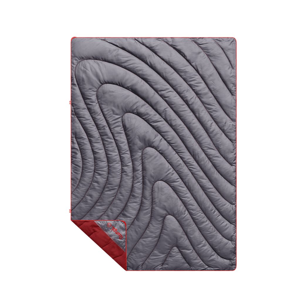 Campfire Puffy Blanket - Cherry Charcoal - Image 9