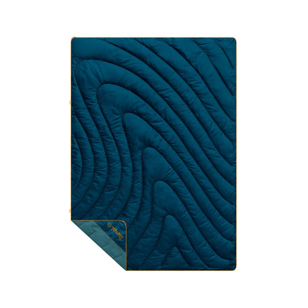 Campfire Puffy Blanket - Sage Navy - Image 12