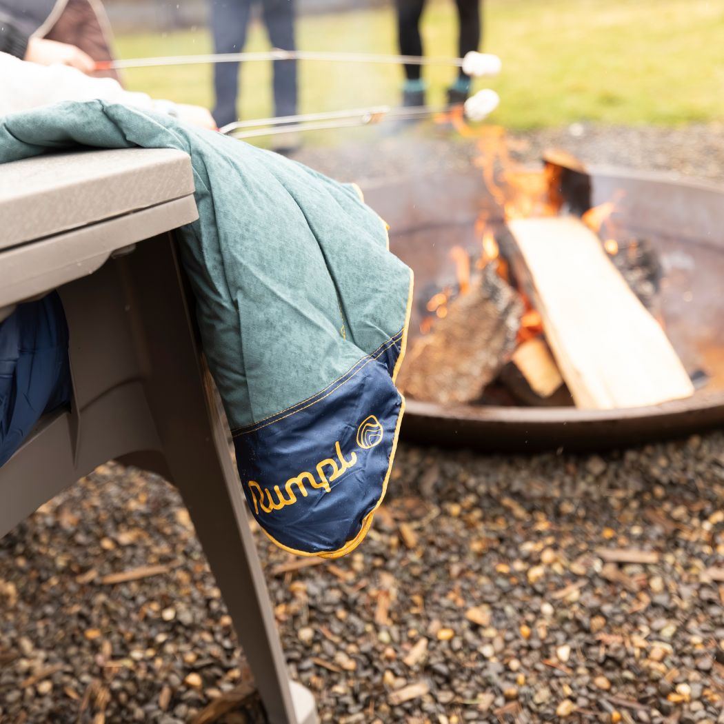 Campfire Puffy Blanket - Sage Navy - Image 19