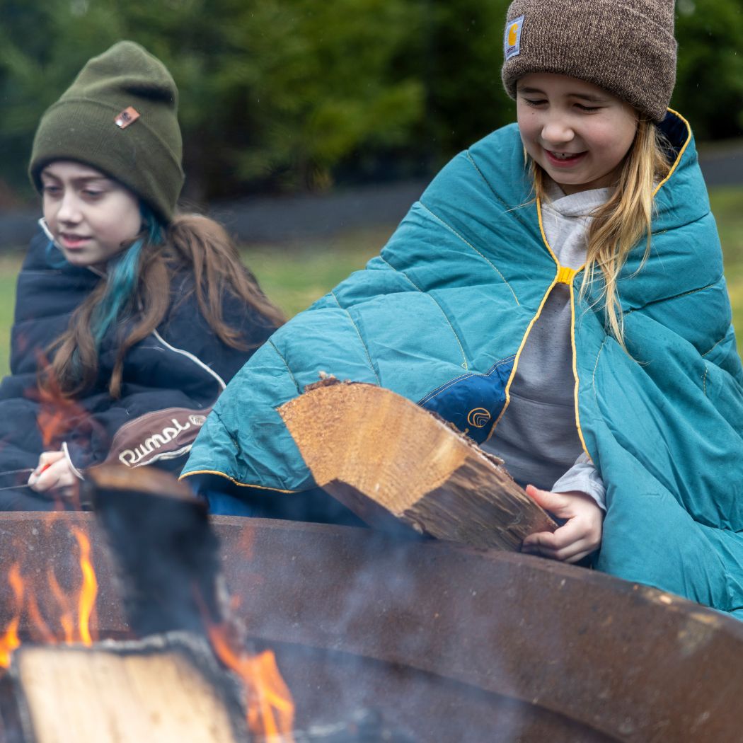 Campfire Puffy Blanket - Sage Navy - Image 18