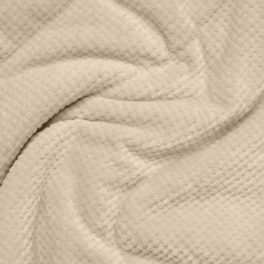 Fleece Puffy Blanket - Seascape Cream - Image 3
